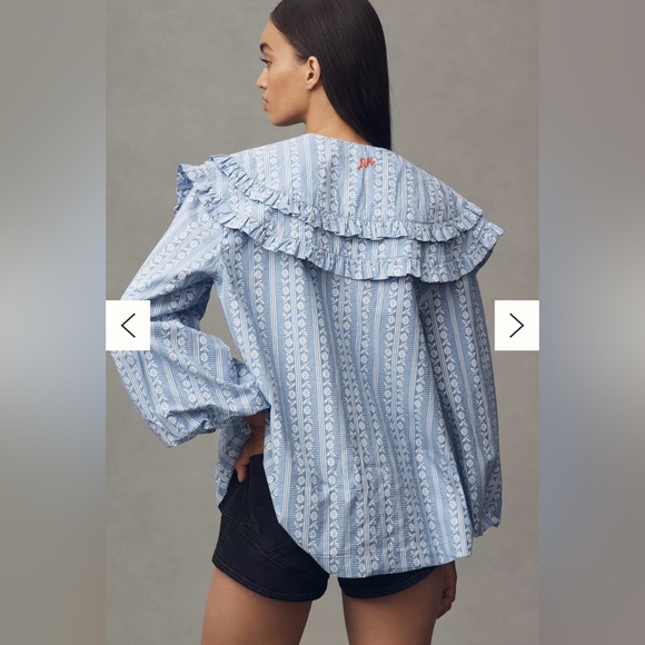 Damson Madder NWT (size US 16) Lois Double Collar blouse - Picture 6 of 13